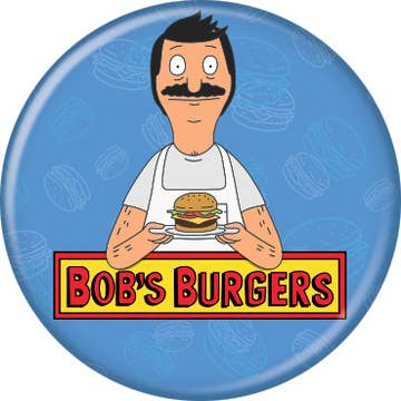 Bob's Burgers Bob 1.25 Inch Button