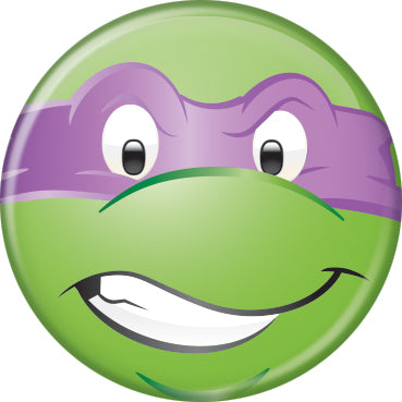 Teenage Mutant Ninja Turtles Donatello Face 1.25 Inch Button