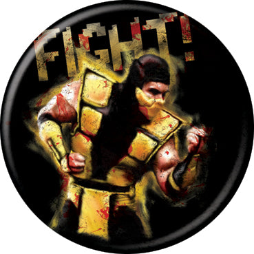 Mortal Kombat Classic Fight Scorpion 1.25 Inch Button