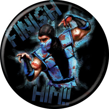Mortal Kombat Classic Sub-Zero 1.25 Inch Button