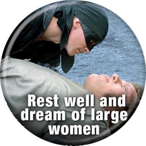 The Princess Bride Large Women 1.25 Inch Button