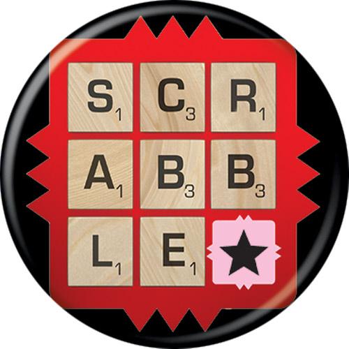 Scrabble 1.25 Inch Button