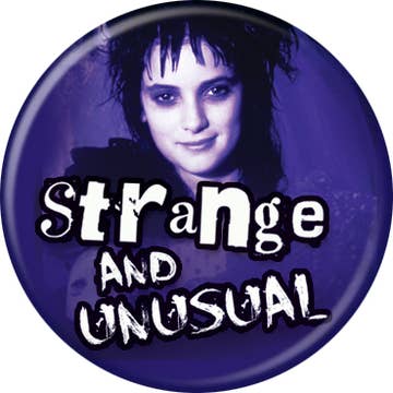 Beetlejuice Lydia Strange 1.25 Inch Button