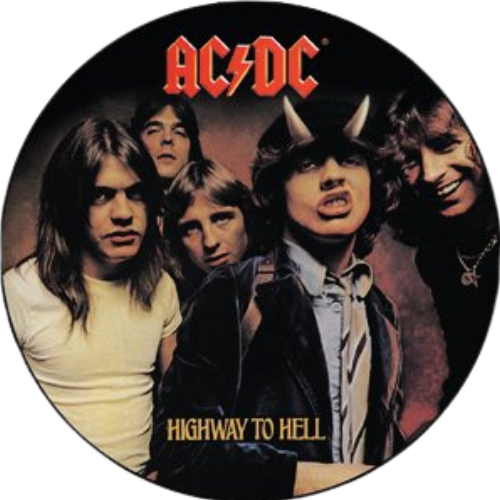 AC/DC Highway To Hell 1.25 Inch Button