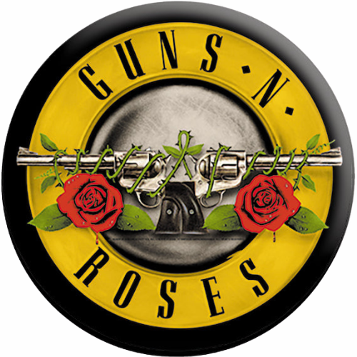 Guns N' Roses Bullet 1.25 Inch Button