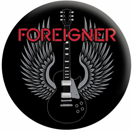 Foreigner Guitar 1.25 Inch Button