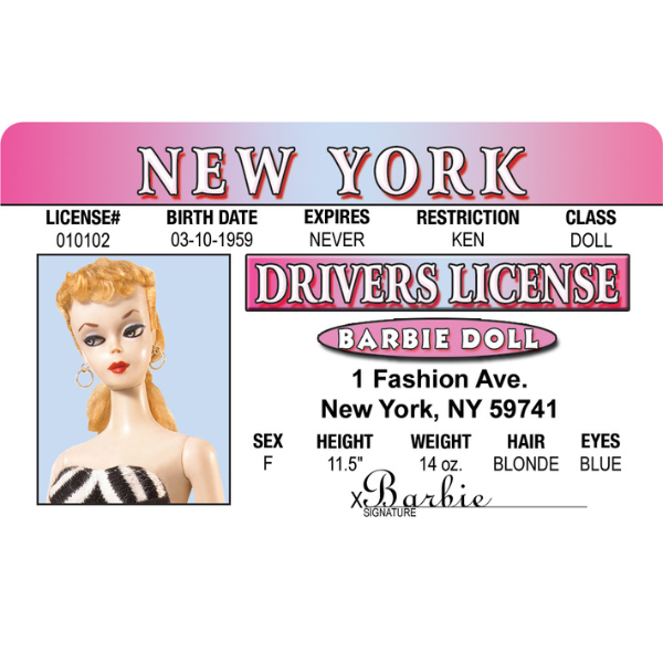 Barbie ID Card