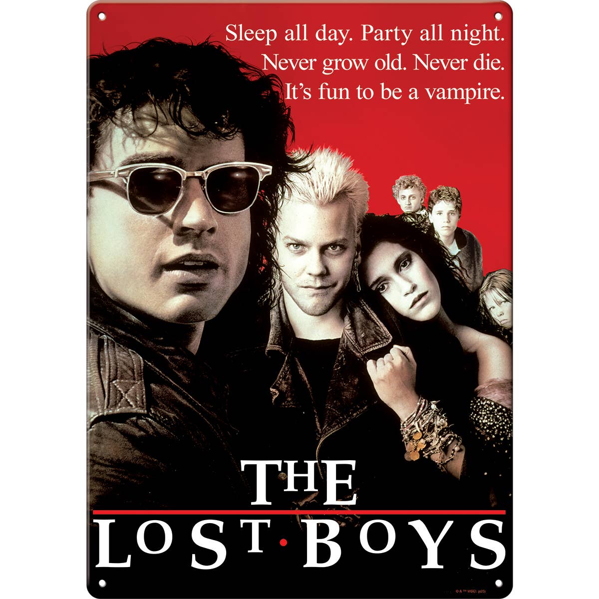The Lost Boys Movie Poster Metal Sign