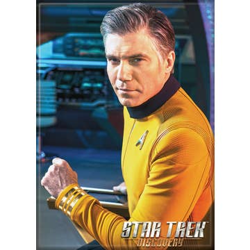 Star Trek Disco Capt Pike Yellow Magnet