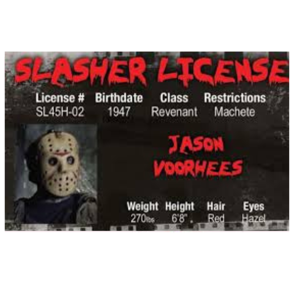 Jason Voorhees ID Card