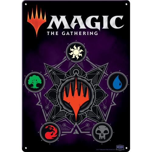 Magic: The Gathering Mana Metal Sign