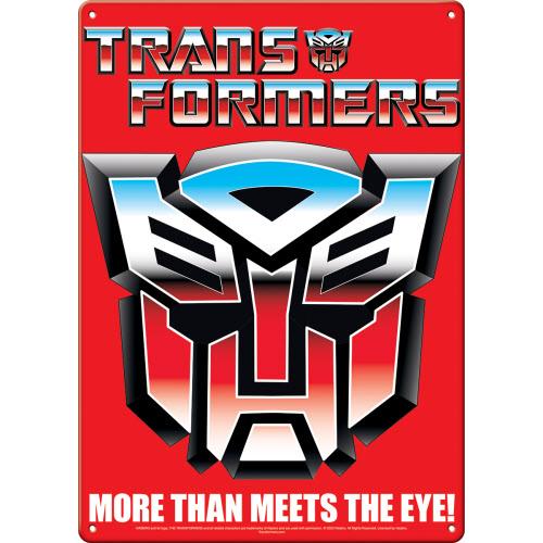 Transformers Autobot Shield Metal Sign