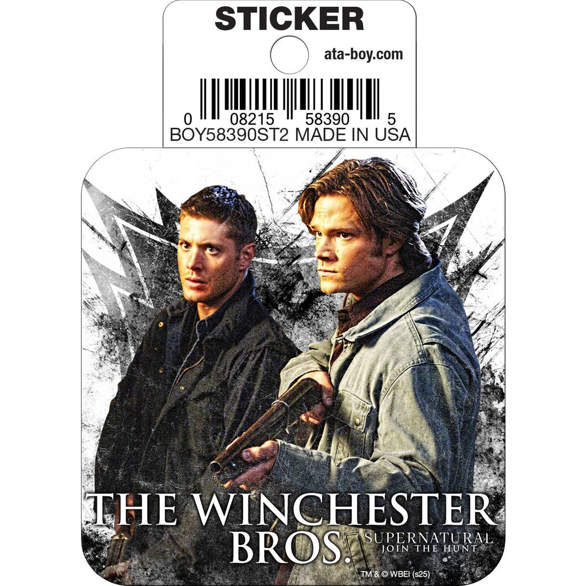 Supernatural Dean and Sam Winchester Sticker