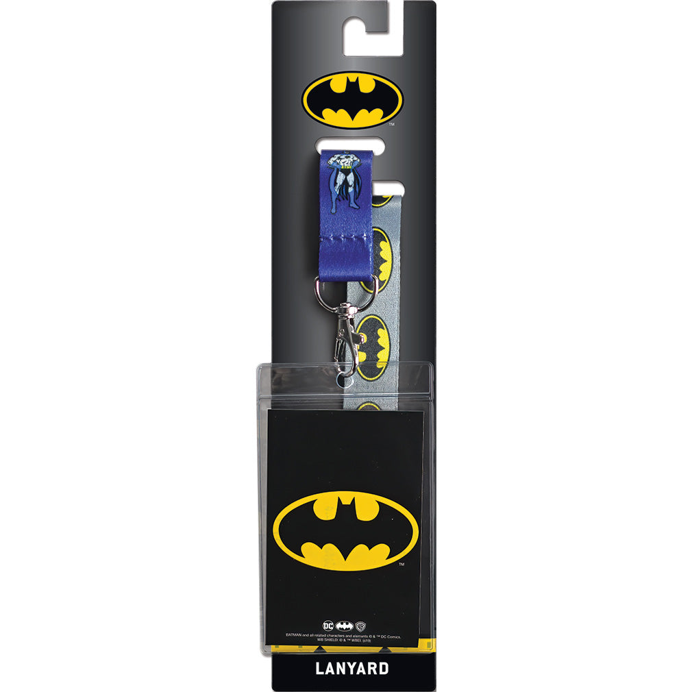 DC Batman Logo Lanyard with ID Holder