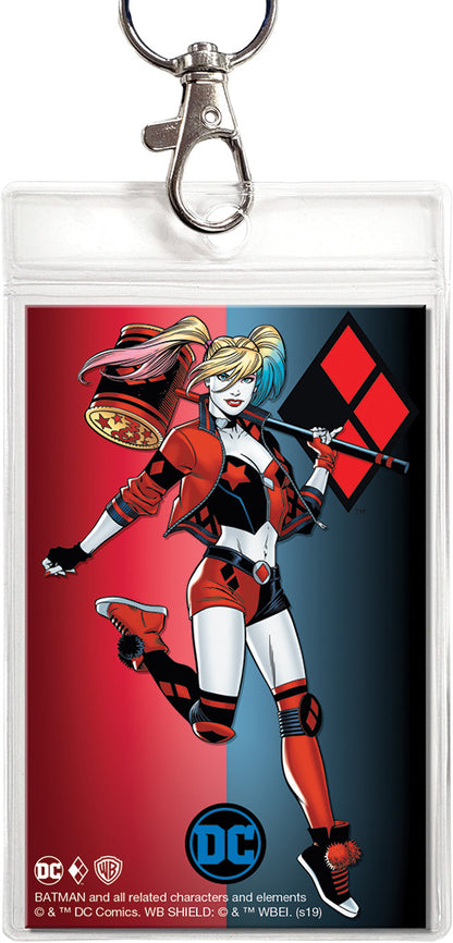 Harley Quinn Lanyard with ID Holder