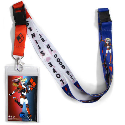 Harley Quinn Lanyard with ID Holder