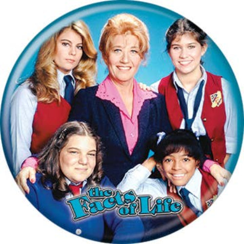 The Facts Of Life Cast 1.25 Inch Button