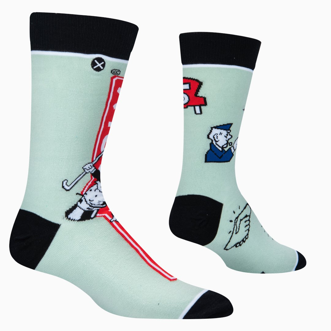 Monopoly Split Crew Socks