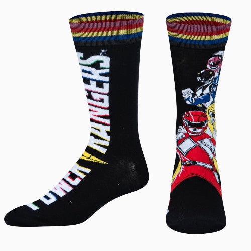Power Rangers Split Crew Socks