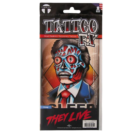 Tinsley Transfers They Live  Sleep Temporary Tattoo