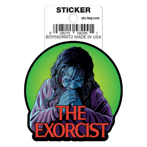 The Exorcist Green Circle Sticker