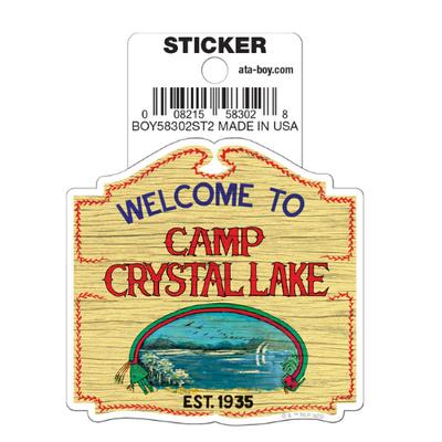 Friday The 13th Camp Crystal Lake Sticker