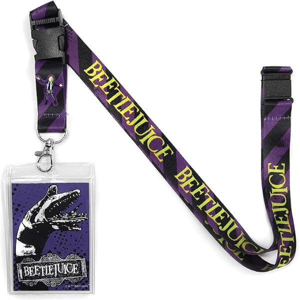 Beetlejuice Lanyard with ID Holder