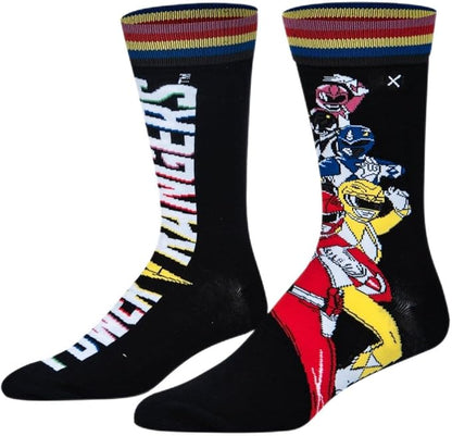Power Rangers Split Crew Socks