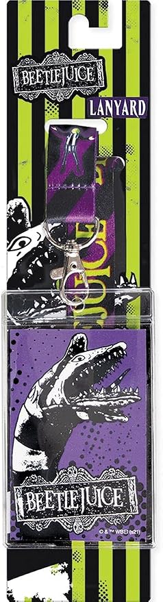 Beetlejuice Lanyard with ID Holder