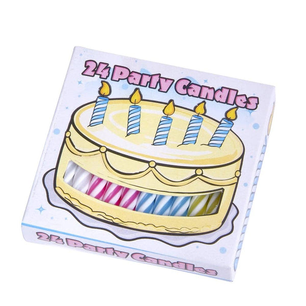 2.5" Birthday Spiral Candles