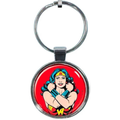 DC Comics Wonder Woman On Red Key Chain