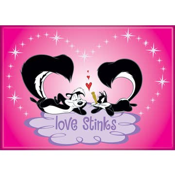 Looney Tunes Pepé Le Pew Love Stinks Magnet