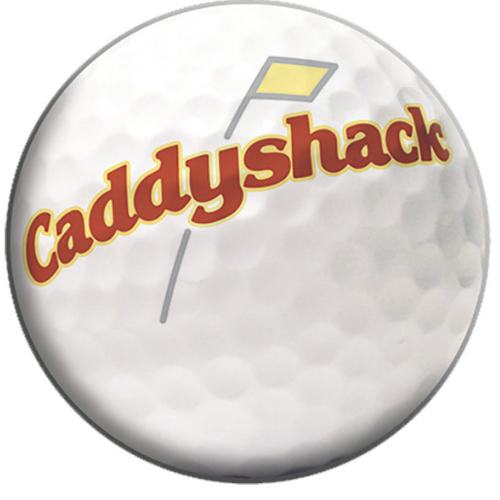Caddyshack Golf Ball 1.25 Inch Button
