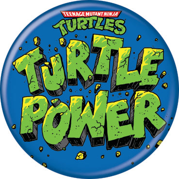 Teenage Mutant Ninja Turtles Turtle Power 1.25 Inch Button