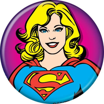 DC Comics Supergirl Smiling  1.25 Inch Button