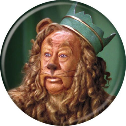 Wizard of Oz Cowardly Lion 1.25 Inch Button
