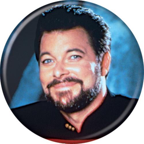 Star Trek William Riker 1.25 Inch Button
