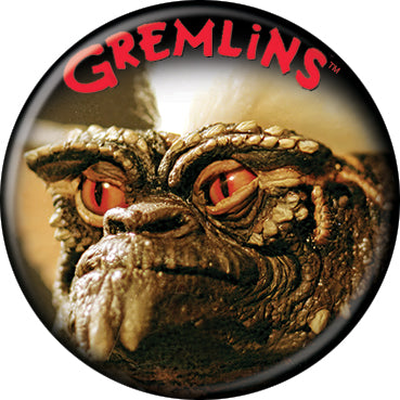 Gremlins Stripe Gremlin Face 1.25 Inch Button