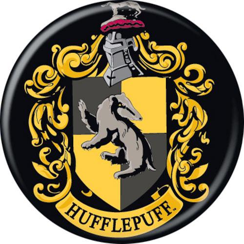 Harry Potter Hufflepuff Crest 1.25 Inch Button