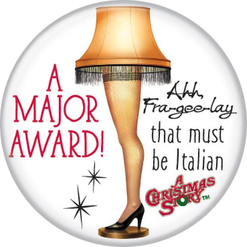 A Christmas Story Major Award 1.25 Inch Button