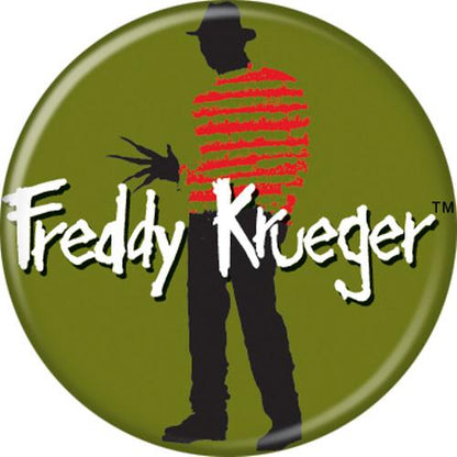 A Nightmare On Elm Street Icon Green 1.25 Inch Button