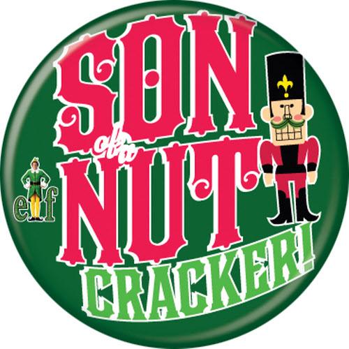 Elf Son Of A Nutcracker 1.25 Inch Button