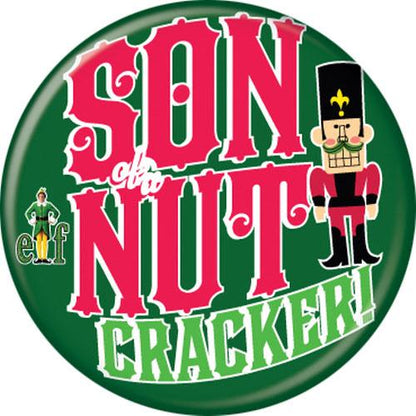 Elf Son Of A Nutcracker 1.25 Inch Button