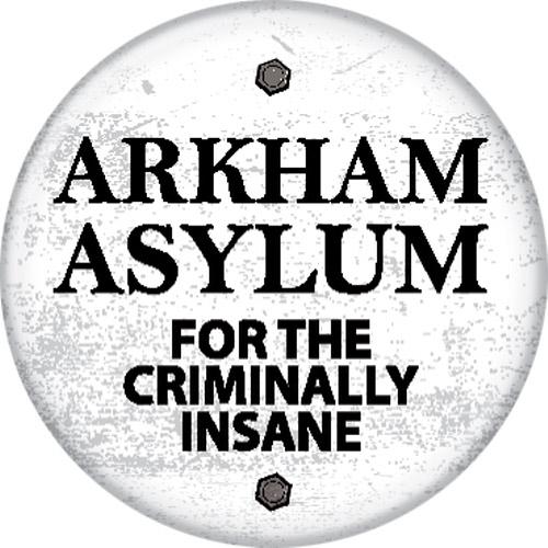 DC Comics Arkham Asylum 1.25 Inch Button