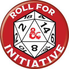 Dungeons & Dragons Roll For Initative 1.25 Inch Button