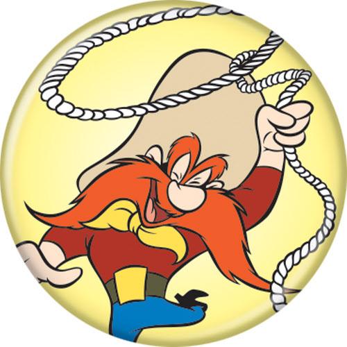 Looney Tunes Yosemite Sam 1.25 Inch Button