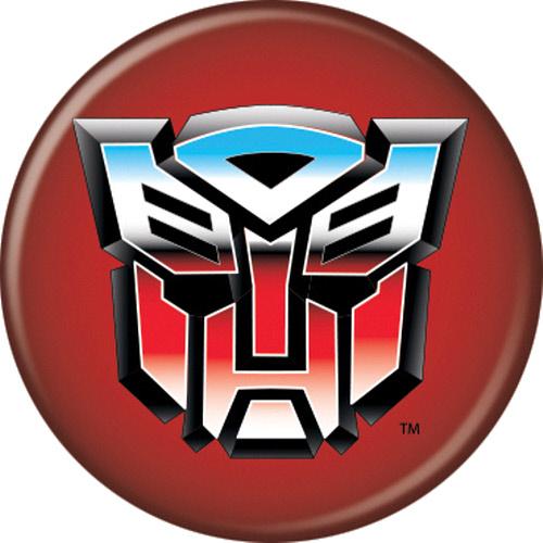 Transformers Autobot Shield Button 1.25" Round