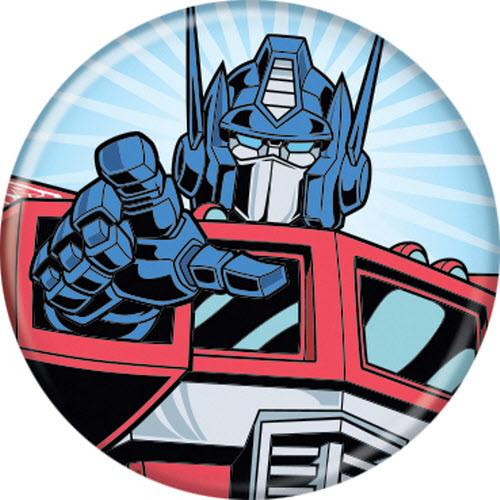 Transformers Optimus Prime Button 1.25" Round