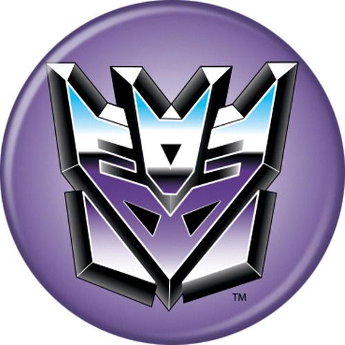 Transformers Decepticon Shield 1.25 Inch Button