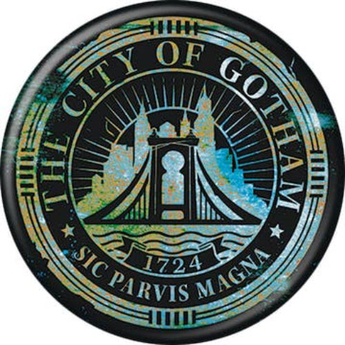 DC Comics Batman City of Gotham Button 1.25" Round